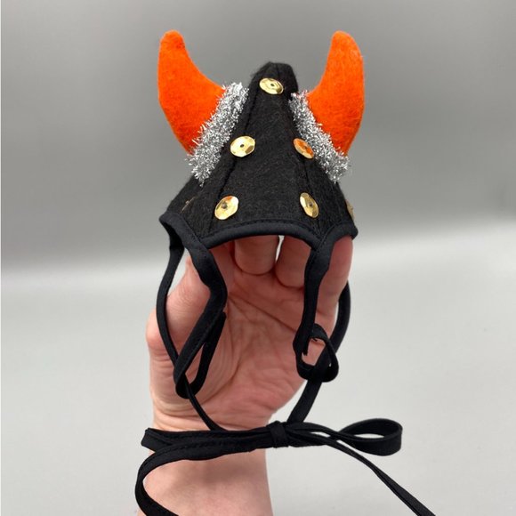 Small Pet Halloween Hat ~ "Little Devil" 😈 - Picture 2 of 5